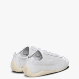 White sneakers, back view