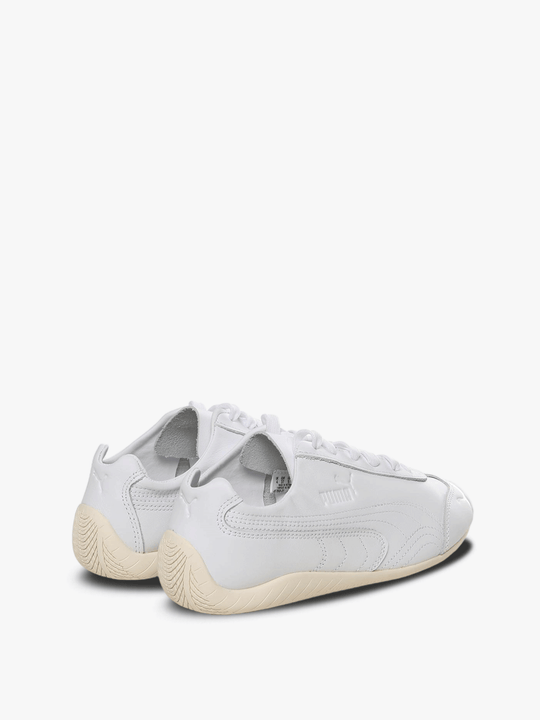 White sneakers, back view