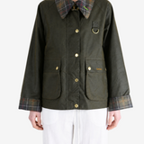 Green jacket, full body view