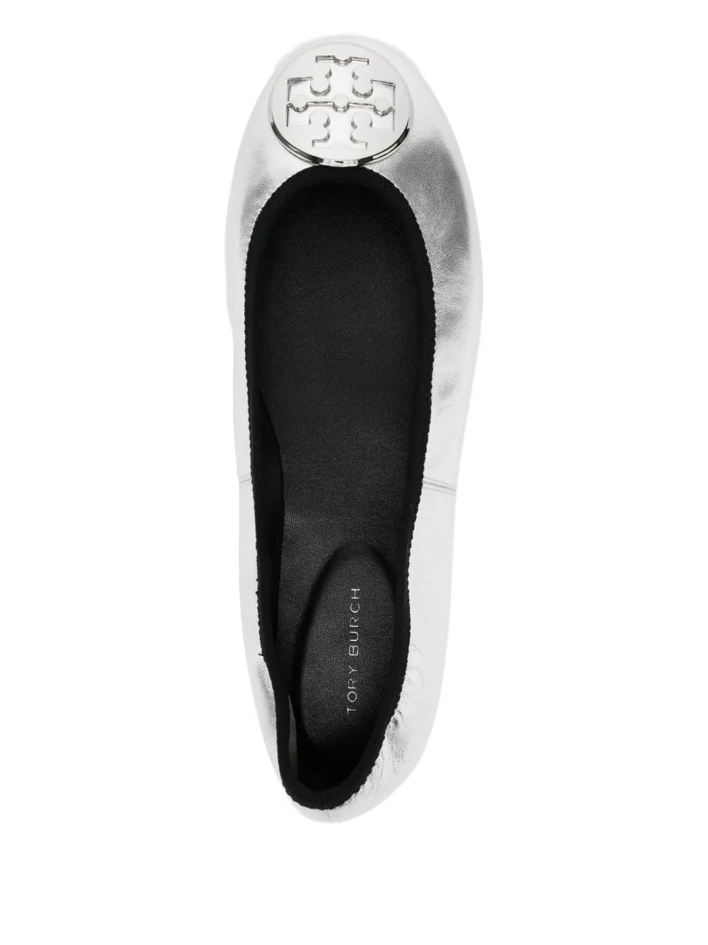 Grey sandals, top view