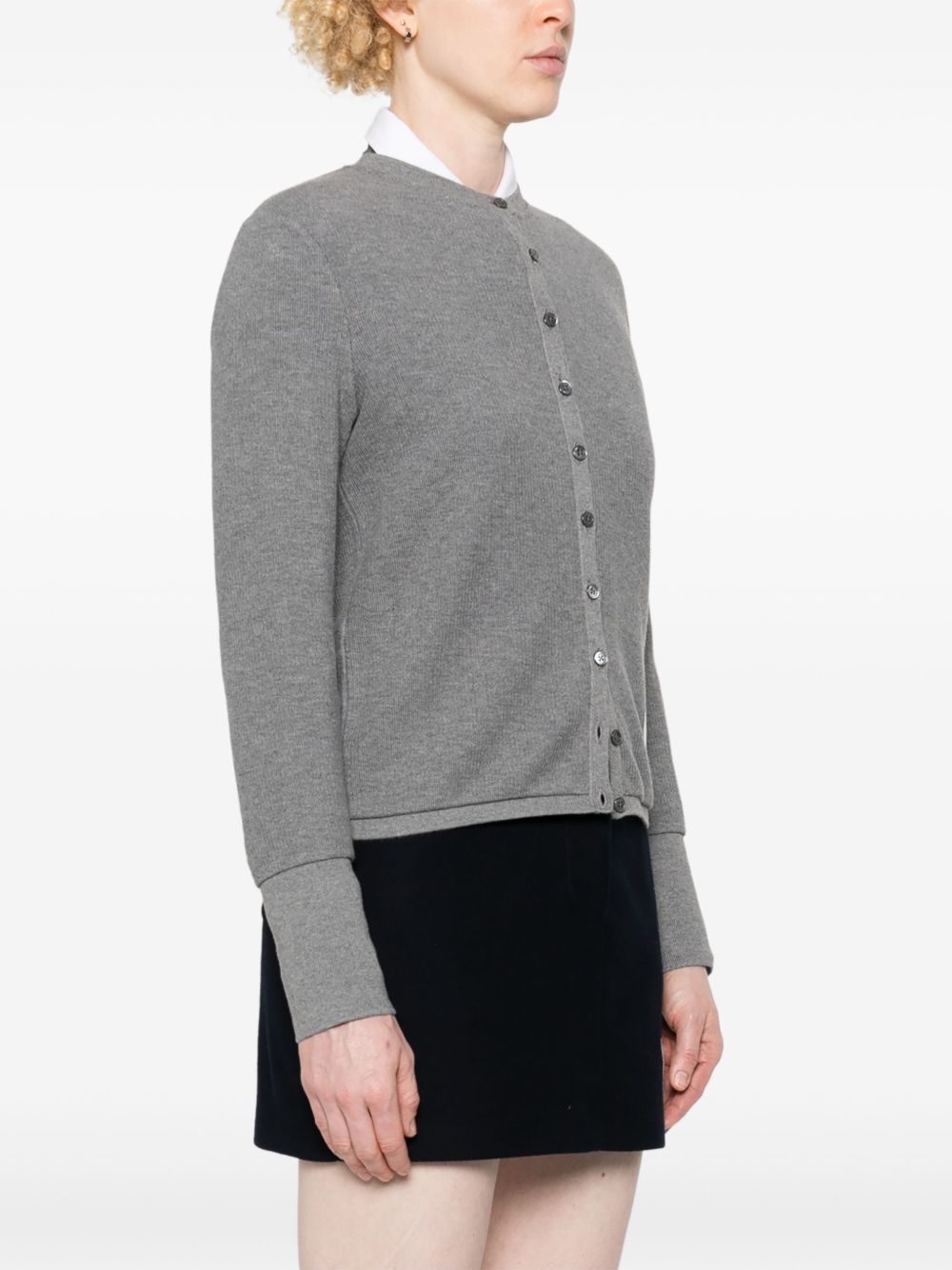 THOM BROWNE - Women Crew Neck Cardigan