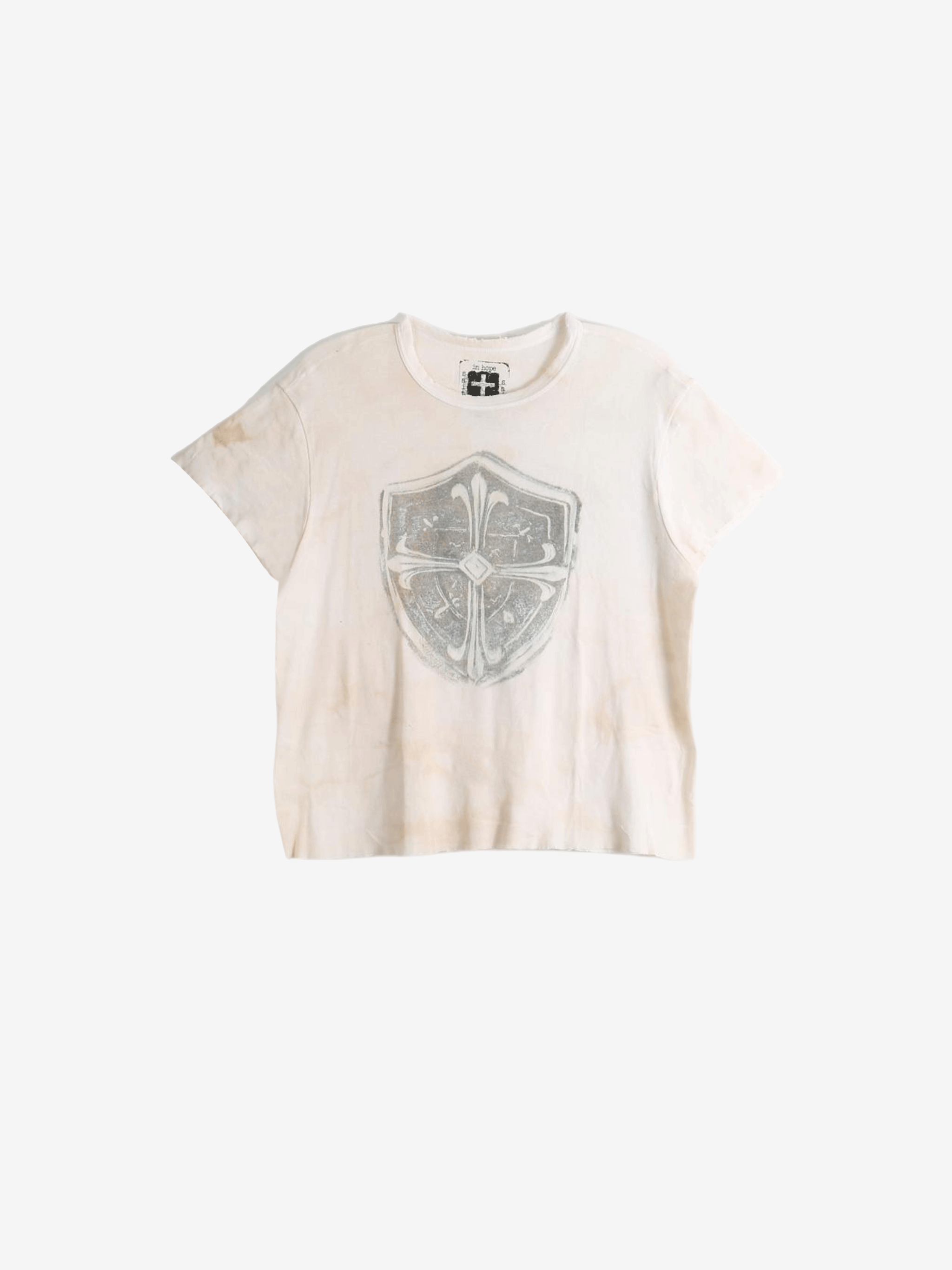 Tan t-shirt, front view