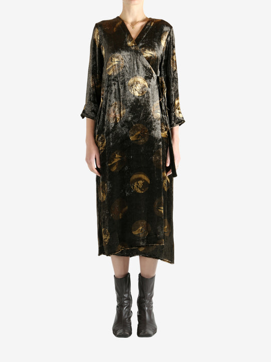 Brown dresses, full body view