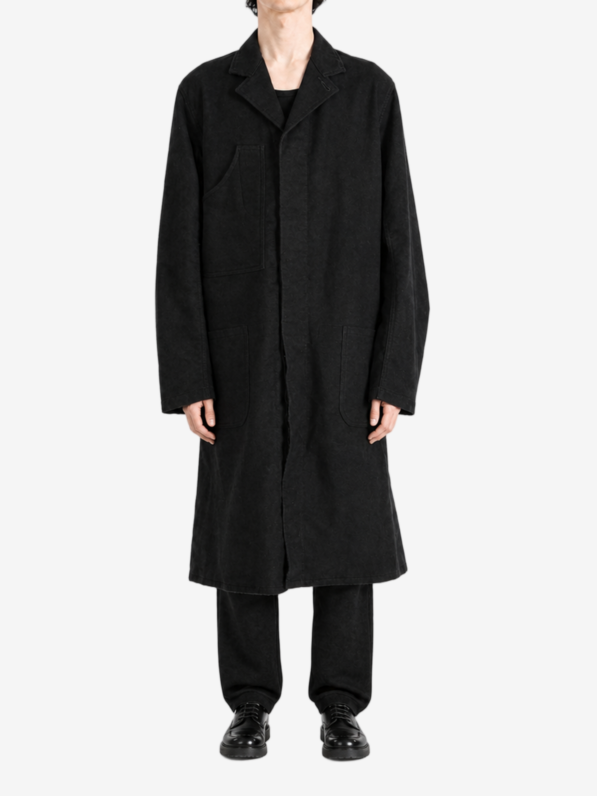 Black jacket, full body view