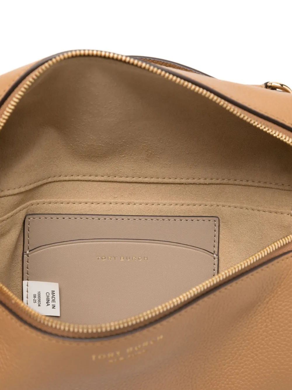 Tan bags, interior view