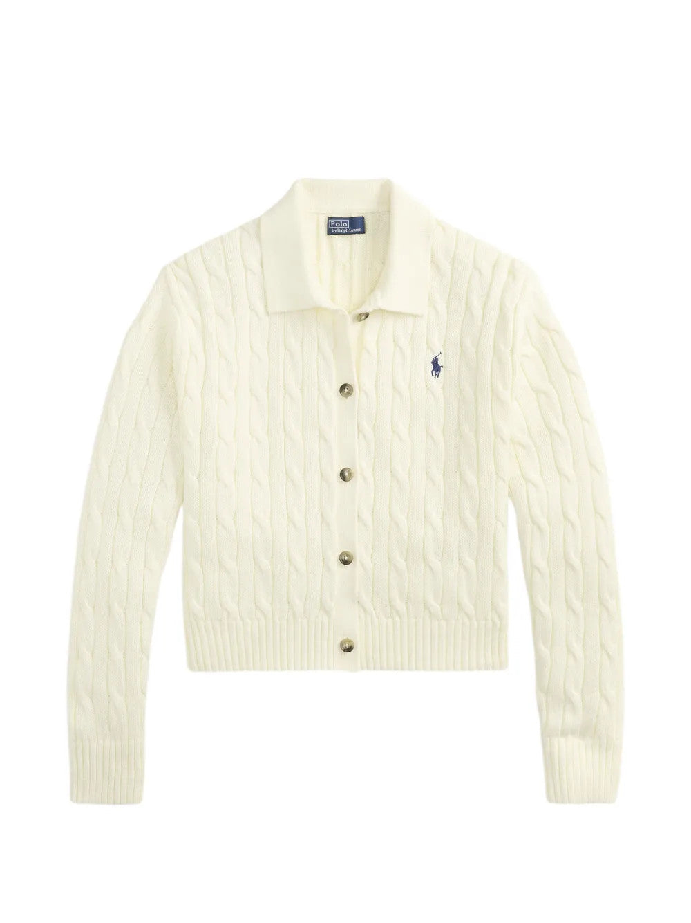 Tan knitwear, front view