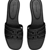 Black sandals,top view