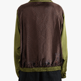 Green jacket, full body view