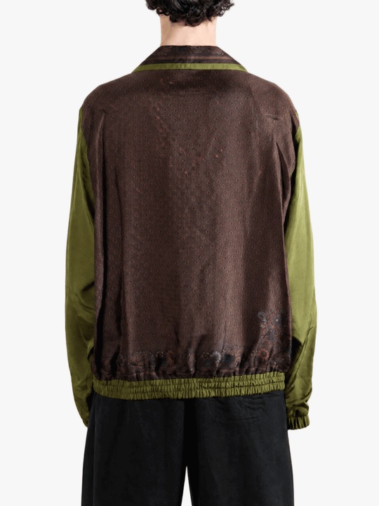 Green jacket, full body view