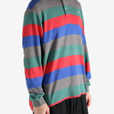 Grey shirt worn by a person, showing the shirt's fit