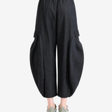 Black pants, full body view