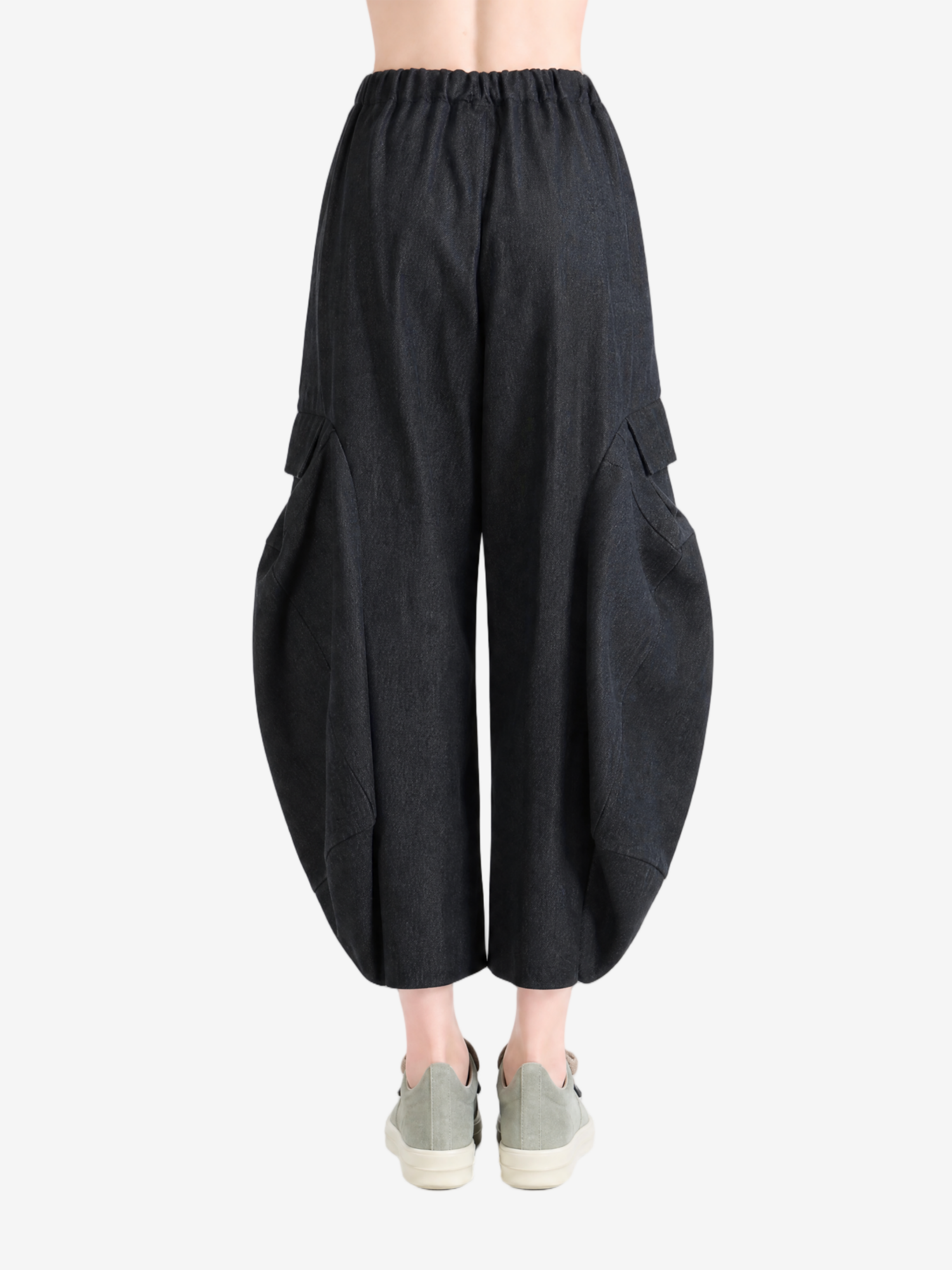 Black pants, full body view
