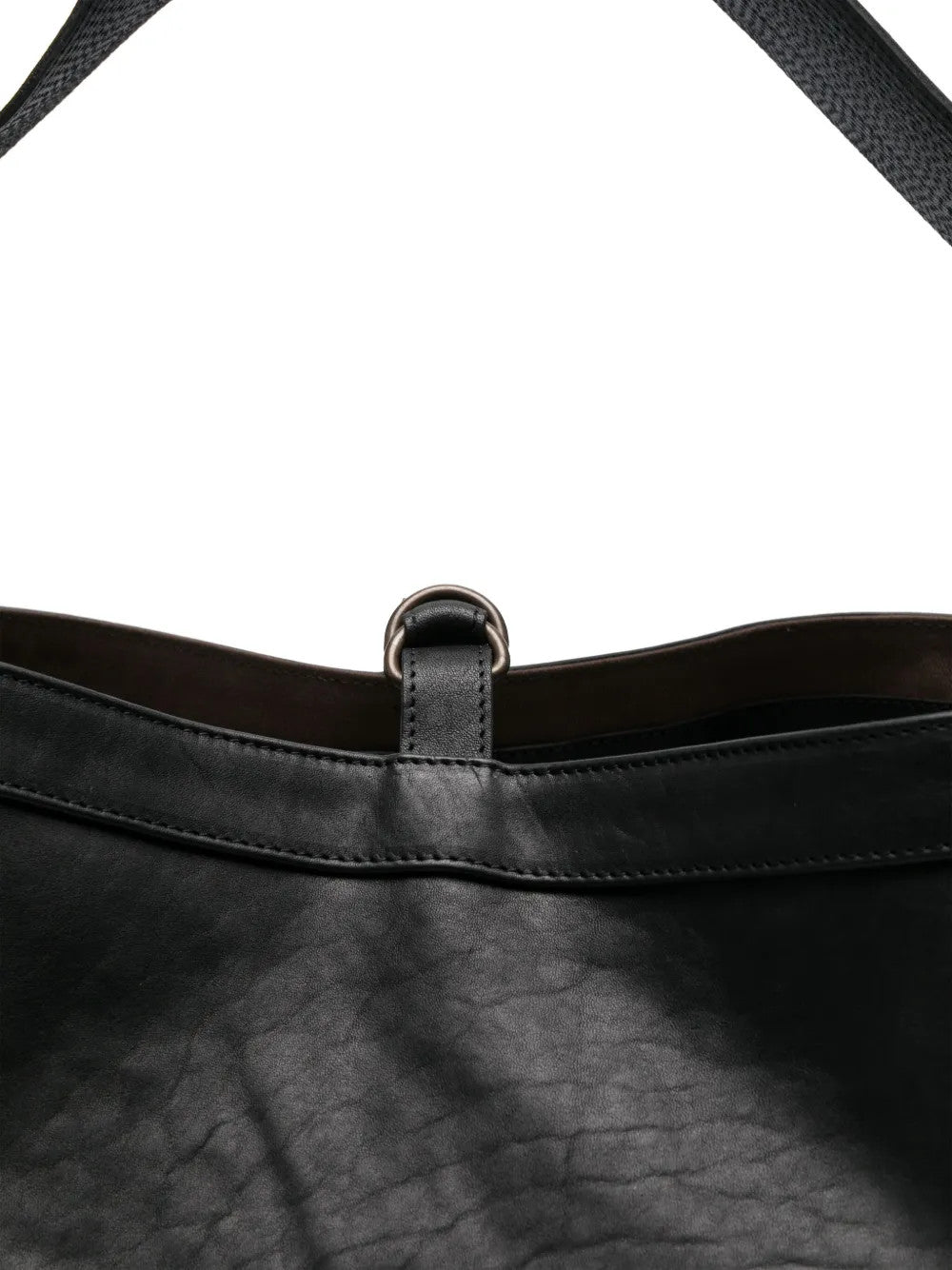 Close up of Black bag, showing detail