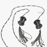 Black jewelry, front view