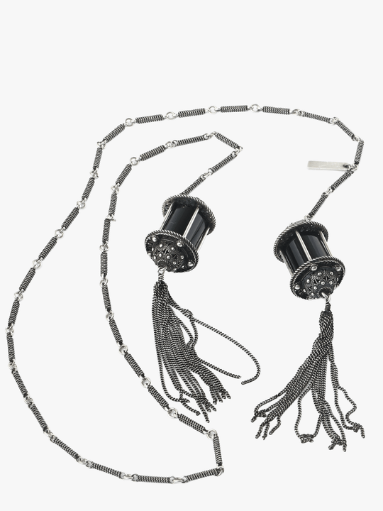 Black jewelry, front view