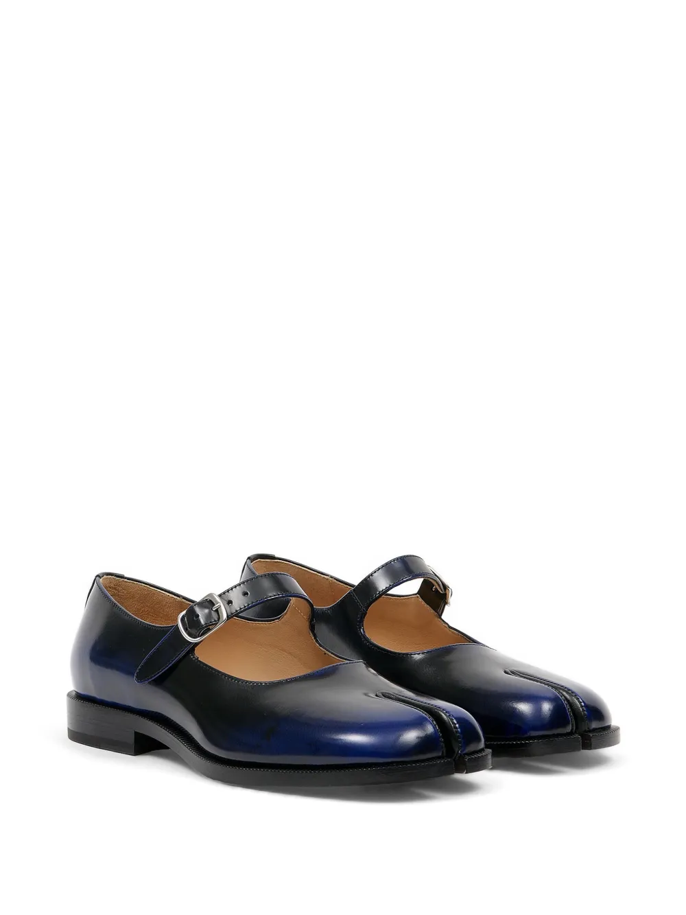 Black derbys, side view