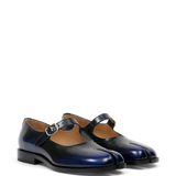 Black derbys, side view