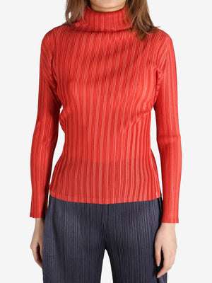 PLEATS PLEASE ISSEY MIYAKE - Women Rib Pleats February Shirt