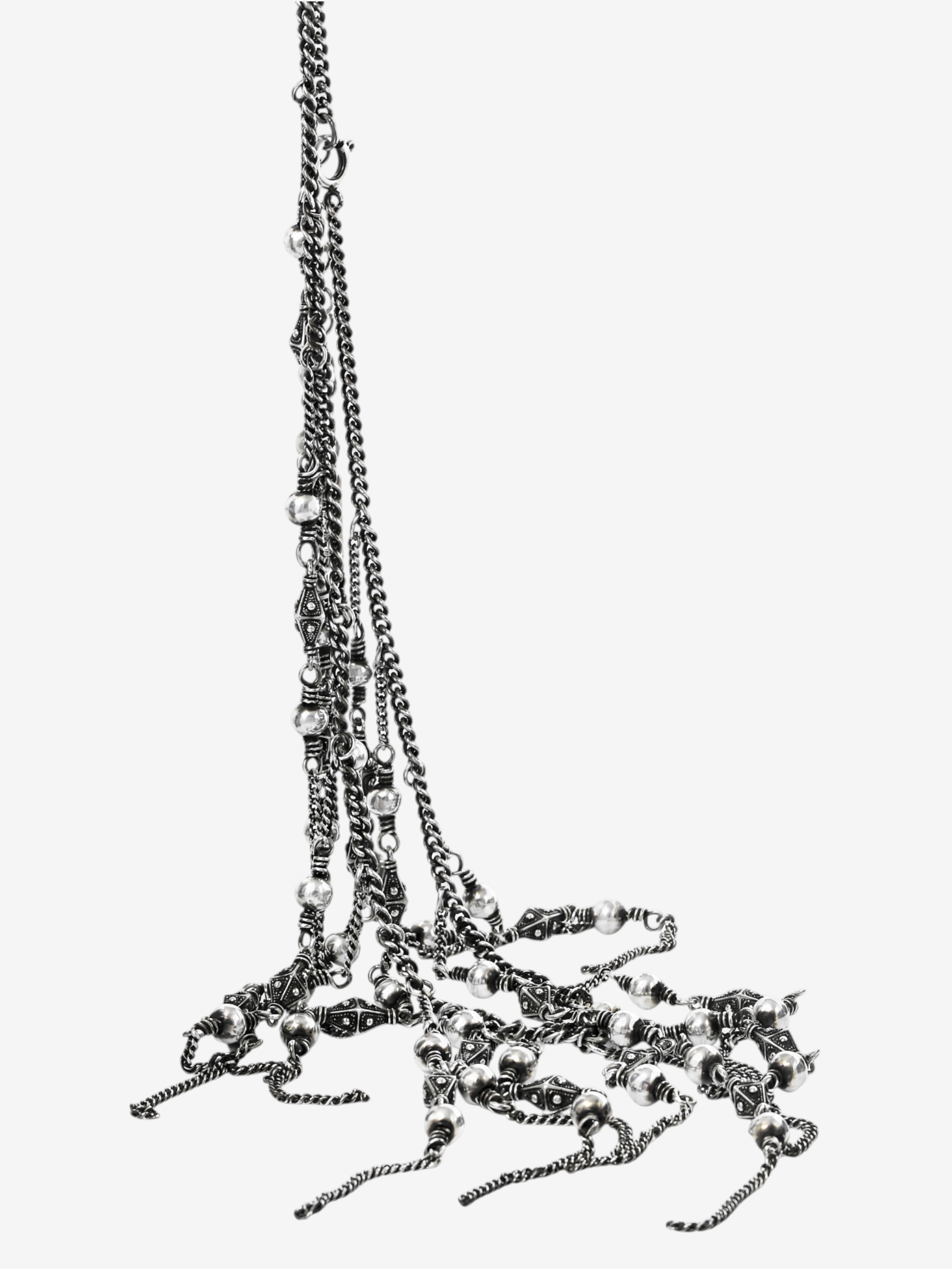 Grey jewelry, front view