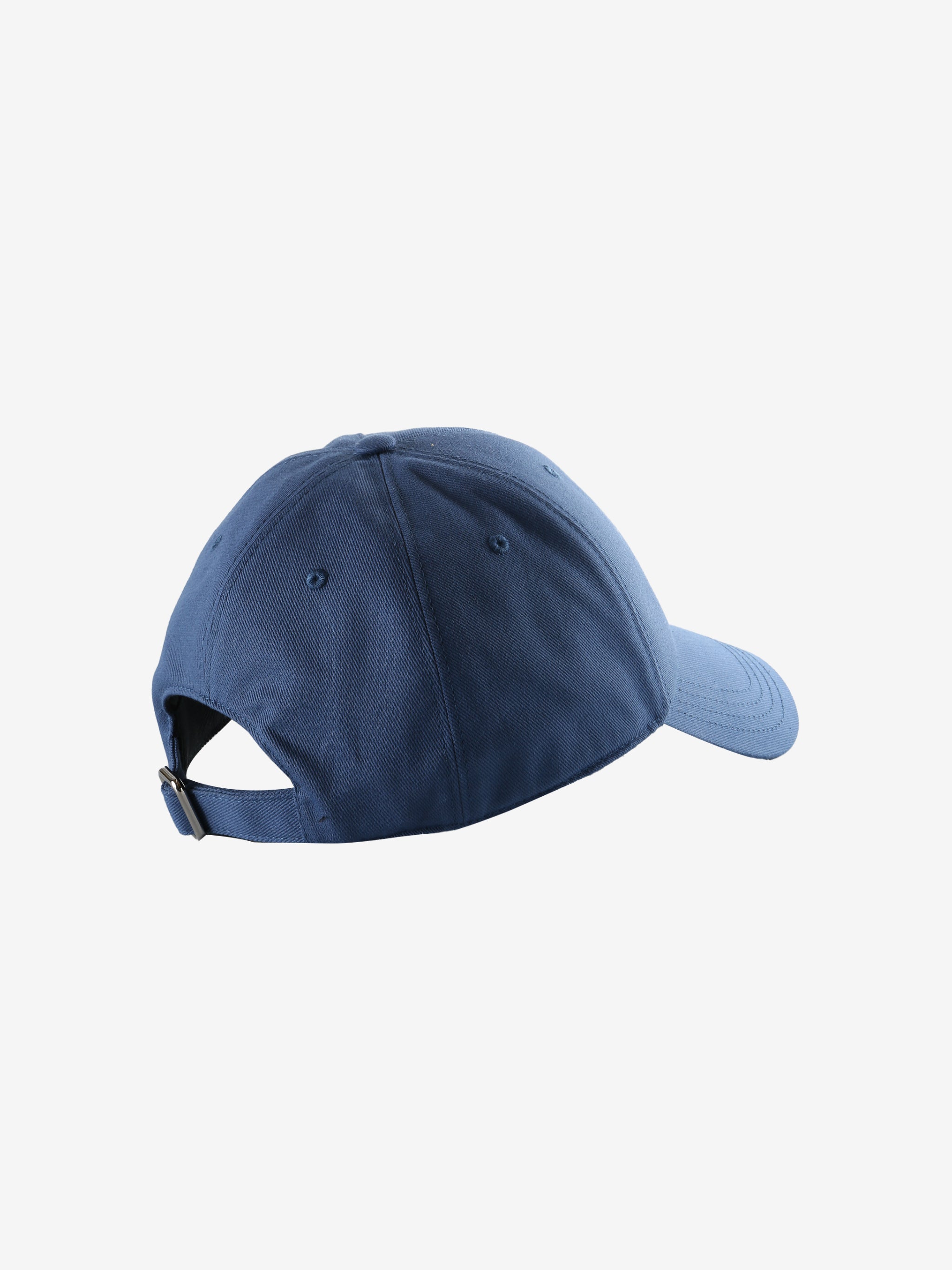 Blue hats, back view