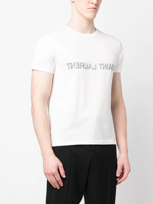 SAINT LAURENT - Men Round Neck T-shirt