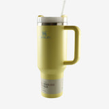 Yellow tumbler, front view