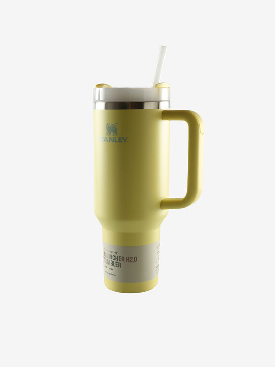 Yellow tumbler, front view