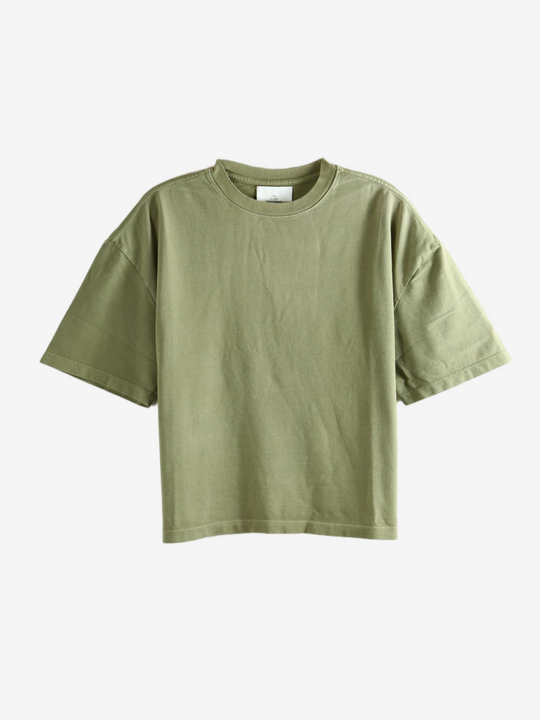 Green t-shirt, front view