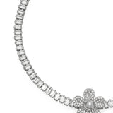 Close up of White jewelry, showing detail