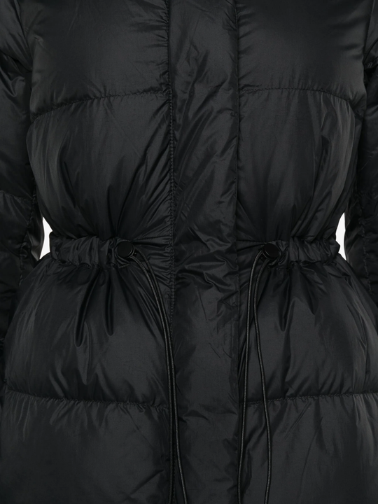 Black coat ,showing texture of the fabric