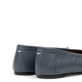 Grey shoes, back view