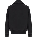 Black jacket, back view