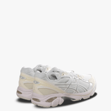 White sneakers, back view