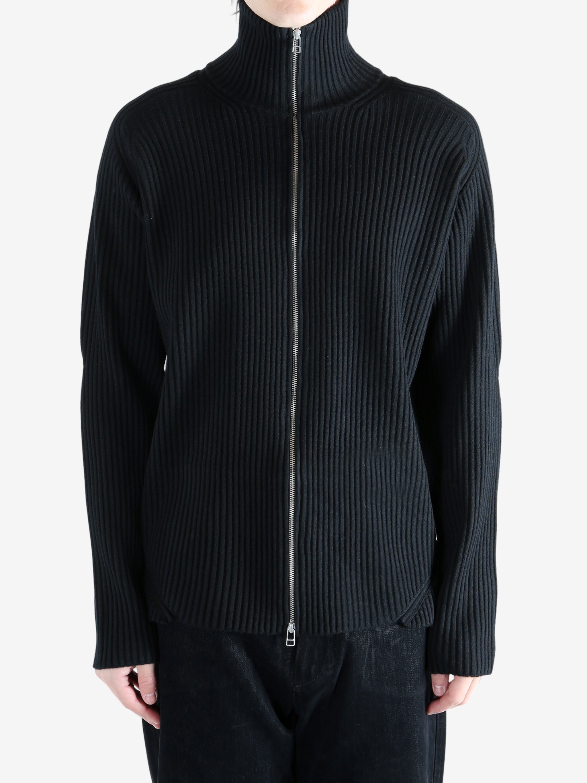 トップス omar afridi JANESWEATER MERINO WOOL 25aw OMAR AFRIDI - Men Articulated Drivers Knit Sweater – Atelier New
