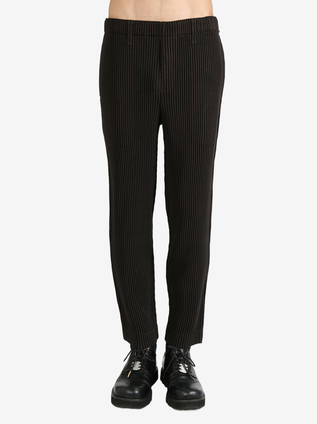 HOMME PLISSE ISSEY MIYAKE - Men Kersey Pleats Pants