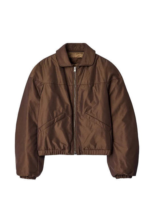 Brown jacket, front view