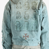 Grey jacket worn by a person, showing the jacket's fit