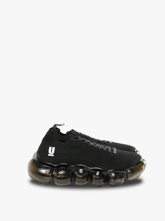 Black sneaker , front view