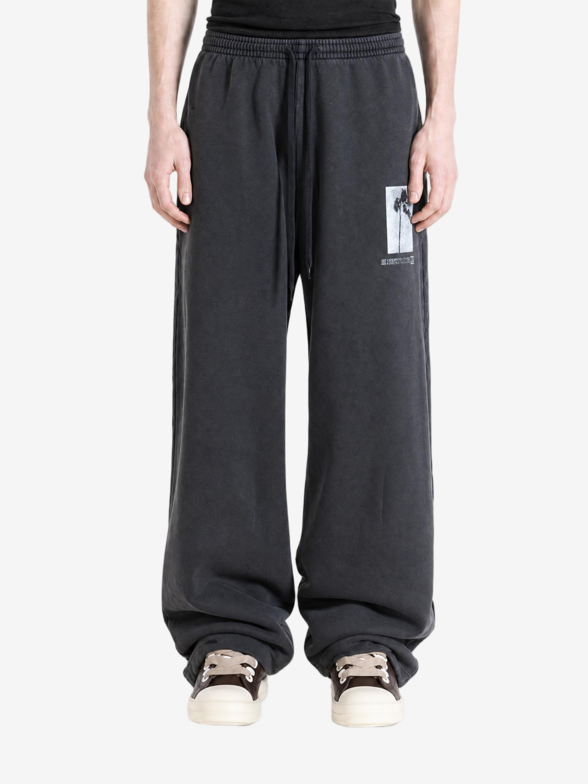 Black pants, full body view