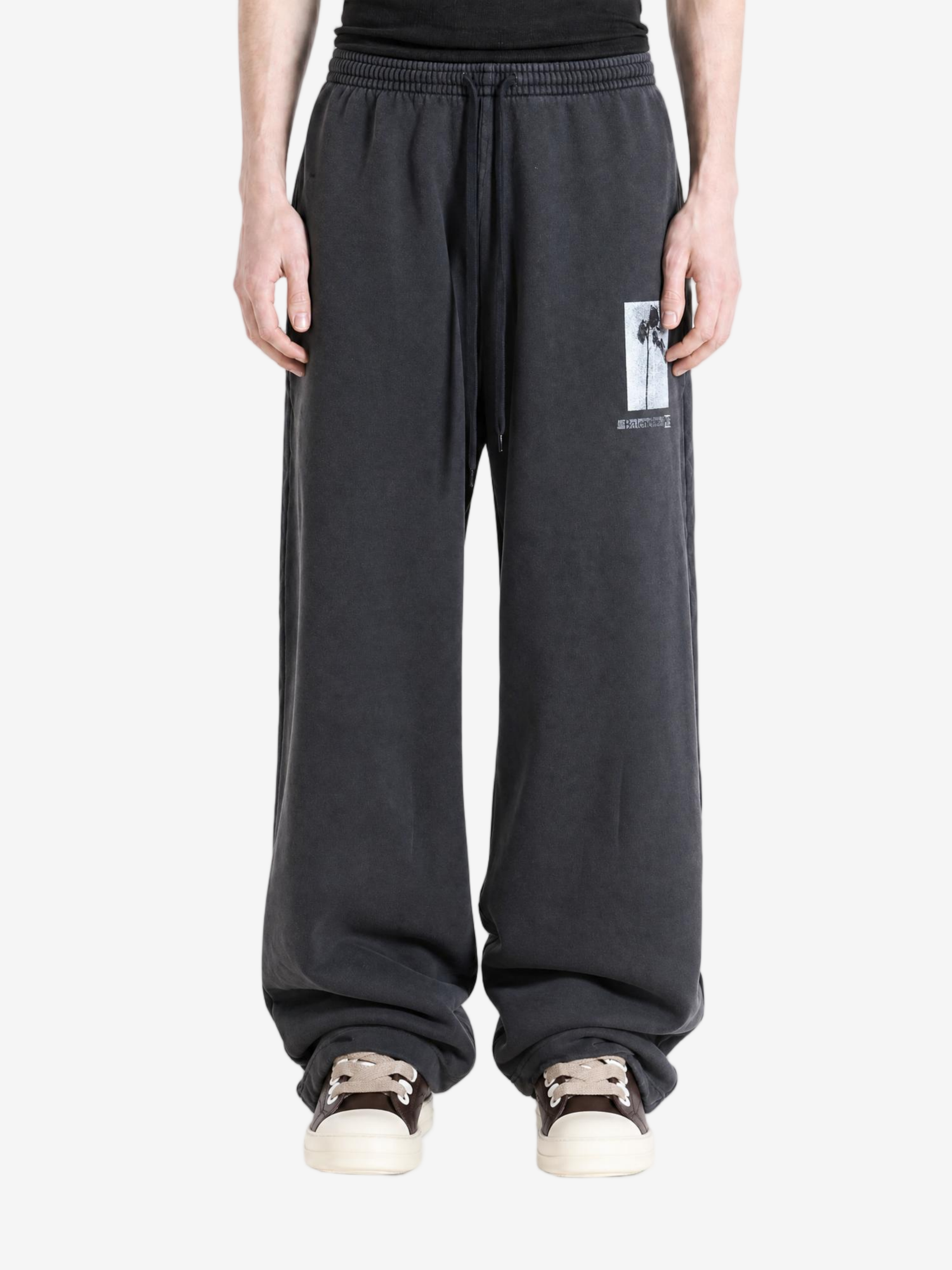 Black pants, full body view