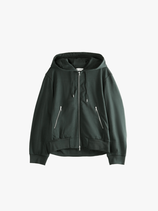 Green hoodie,front view