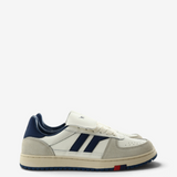 Navy shoes, front view