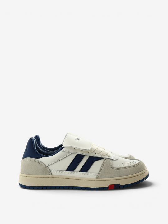 Navy shoes, front view