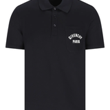 black shirt, front view