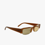 Brown eyewear, front view