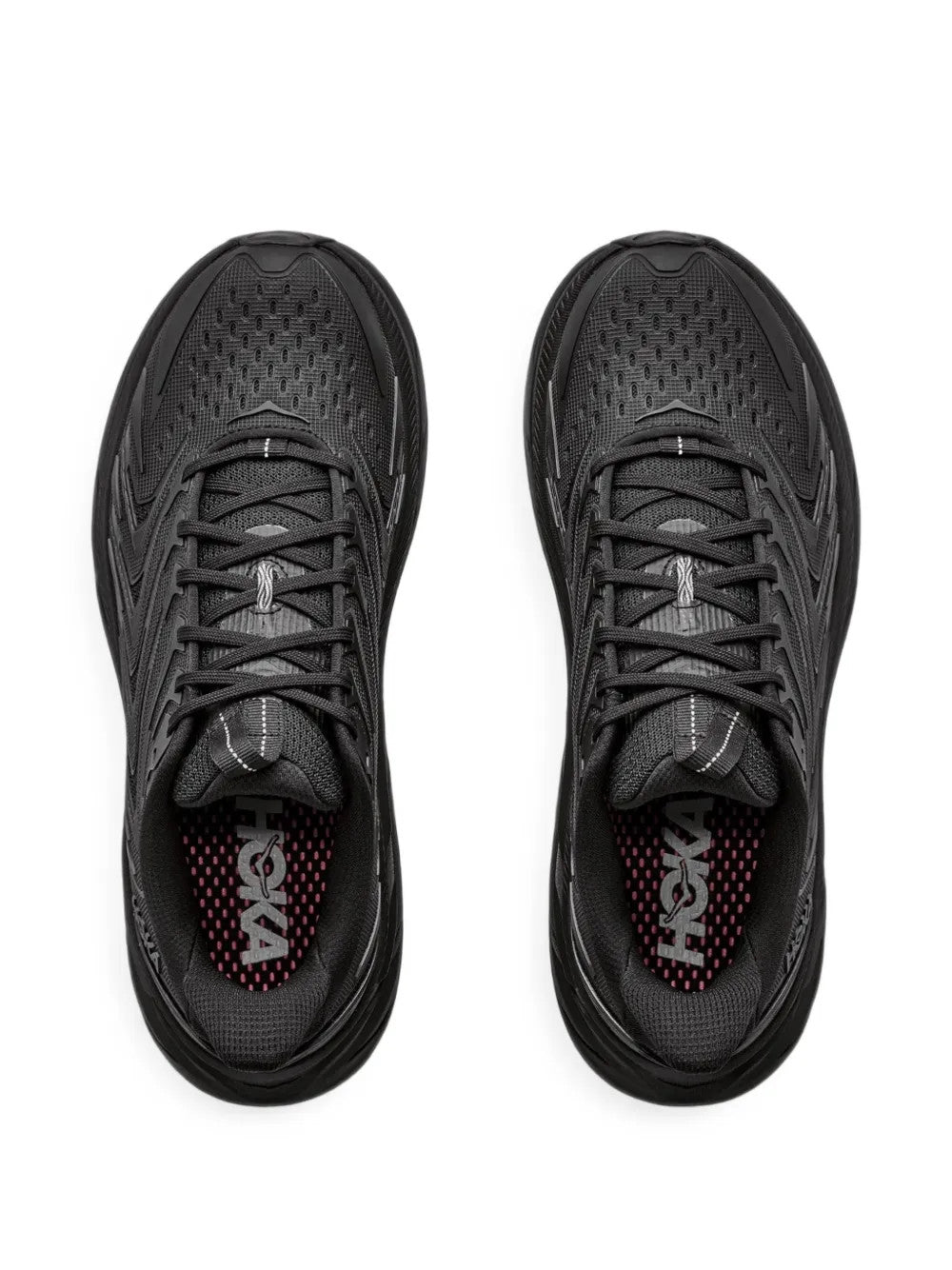 Black shoes, front view