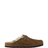 BIRKENSTOCK - Unisex Boston Shearling Suede Regular Sandals