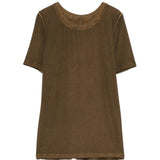 Brown tops, front view