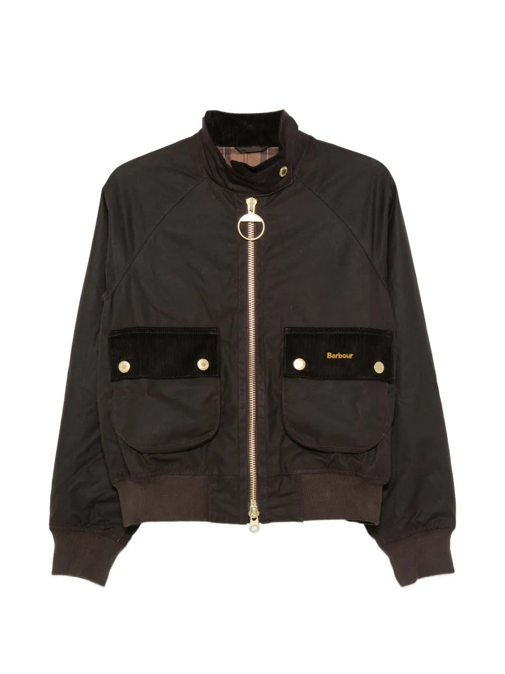 Brown jacket, front view