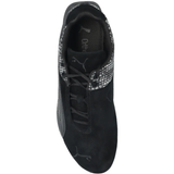 black sneakers,top view